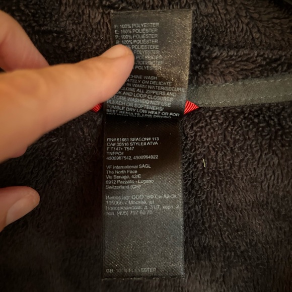 Women’s Size M North Face 3/4 zip fleece - Picture 6 of 8